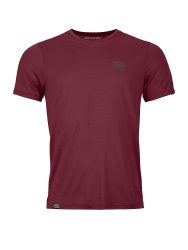 ORTOVOX Herren Funktionsshirt 120 COOL TEC MTN STRIPE dunkelrot | L