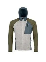 Ortovox Fleece GP Classic Knit Hoody Herren Midlayer Grün, Herren, Größe: L