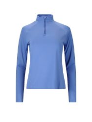 ATHLECIA Damen Fitnessshirt Grina 1/2 Zip blau | 40