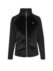 AULP Damen Fleecejacke Rafia schwarz | M