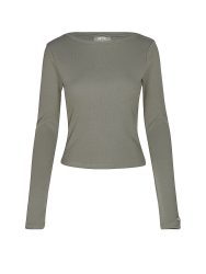 AIM'N Damen Shirt Ribbed olive | S