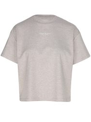 AIM'N Damen T-Shirt Boxy Script beige | XS