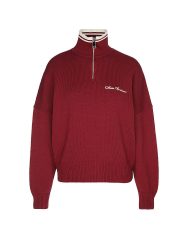 AIM'N Damen Sweater HalfZip dunkelrot | XS
