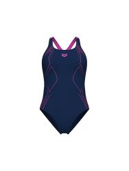 ARENA Damen Badeanzug Graphic Pro dunkelblau | 36