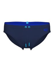 ARENA Herren Badeslip Solid dunkelblau | 52