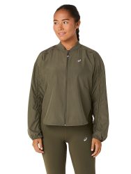 ASICS Damen Laufjacke Nagino Run Adjustable olive | XS