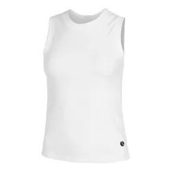 BJÖRN BORG Damen Tennistank Ace Pocket Ribbed weiss | XL