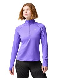 BROOKS Damen Lauf Zipshirt Dash 3.0  lila | XS