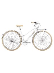 CREME Damen Urbanbike Caferacer Lady Solo weiss | 44,5