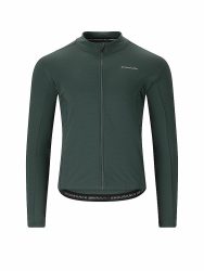 ENDURANCE Herren Winter Radtrikot Megah dunkelgrün | S