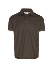 FJÄLLRÄVEN Herren Funktionspolo Crowley Pique braun | S