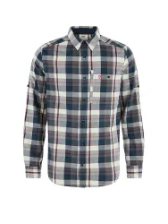 FJÄLLRÄVEN Herren Hemd Fjällglim Flannel Funktion dunkelblau | S