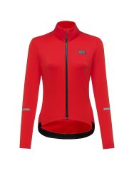 GOREWEAR Damen Radtrikot Progress Thermo rot | 38