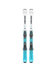 HEAD Kinderski Set Supershape Team Easy + JRS 4.5 GW weiss | 77