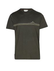 ICEBREAKER Herren Funktionsshirt Range Stripes 150 Tech Lite olive | L