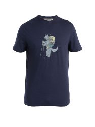 ICEBREAKER Herren Funktionsshirt Merino 150 Tech Lite III T-Shirt Tech Head dunkelblau | XL