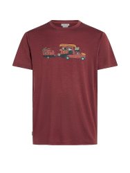 ICEBREAKER Herren Funktionsshirt Transportage 150 Tech Lite dunkelrot | L