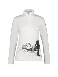 ICEPEAK Damen Unterzieh Zipshirt Ellenton weiss | XXL