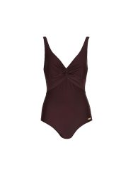 LASCANA Damen Badeanzug  dunkelrot | 38D
