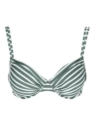 Lascana - Bikini Oberteil mit Bügel, für Damen, Grün Bedruckt, Größe 42