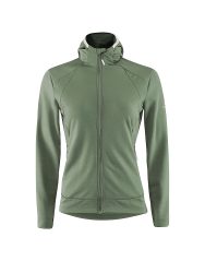 LÖFFLER Damen Langlauf Fleecejacke Tech-Merino Hoodie olive | 36
