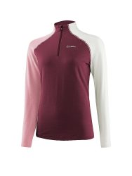 LÖFFLER Damen Unterzieh Zipshirt TRANSTEX® Coblo dunkelrot | 34