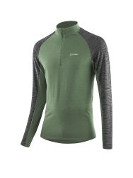 LÖFFLER Herren Unterziehshirt Midlayer Transtex olive | 54
