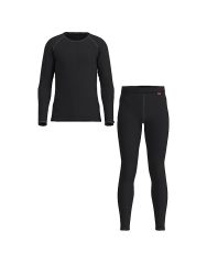 LÖFFLER Kinder Unterzieh Set TRANSTEX® WARM schwarz | 104