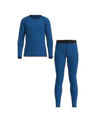LÖFFLER Kinder Unterzieh Set TRANSTEX® WARM blau | 128