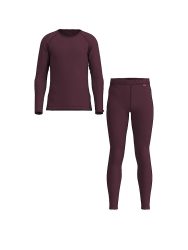 LÖFFLER Kinder Unterzieh Set TRANSTEX® WARM dunkelrot | 140