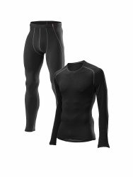 LÖFFLER Herren Funktionsunterwäsche-Set TRANSTEX® WARM schwarz | 54