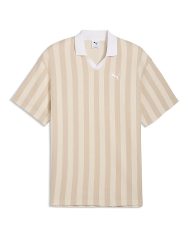 PUMA Herren Polo Class Relaxed Pinnacle creme | M