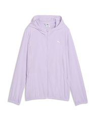 PUMA Damen Fitnessjacke Run Velocity Woven Hoodie lila | XL