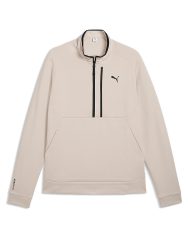 PUMA Herren Sweater Pumatech 1/2 Zip beige | M
