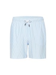 PAUL Herren Badeshorts Striped hellblau | L