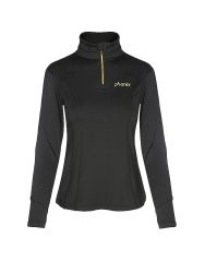 PHENIX Damen Unterzieh Zipshirt schwarz | 36