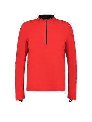 RUKKA Herren Laufshirt Maanin mit Zip rot | S