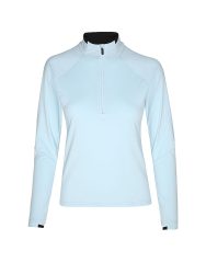 RUKKA Damen Laufshirt Maalo mit Zip hellblau | 34