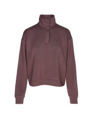 ROXY Damen Sweater Rise & Vibe Fleece dunkelrot | L