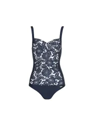 Lascana - Badeanzug, für Damen, Multicolor, Größe 40