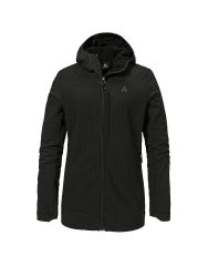 SCHÖFFEL Damen Fleecejacke Style Enixa Hoodie schwarz | 38