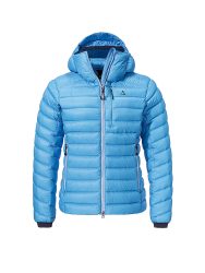SCHÖFFEL Damen Isojacke Silvretta Down Hoodie hellblau | 36