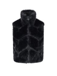 SPORTALM Damen Weste Fake Fur schwarz | 38