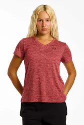 UNDER ARMOUR Damen Fitnessshirt UA Tech? Twist  dunkelrot | S