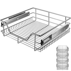 Teleskopschublade 4er-Set 50cm Schrankbreite Außenmaß