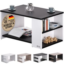 Couchtisch Santa Cruz Weiß/Anthrazit 90x60x50cm