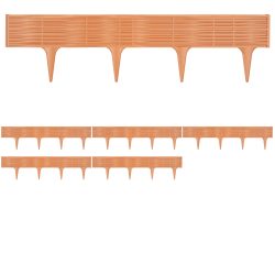 Beeteinfassung 4er-Set Terrakotta 15,6m