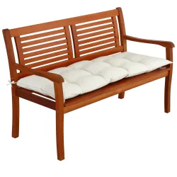 Bankauflage Creme 110x50x8cm