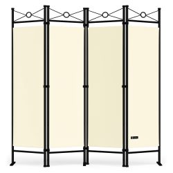 Paravent Lucca Creme 180x163cm