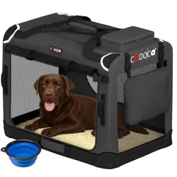 Hundebox faltbar XXL 90x60x66cm Anthrazit